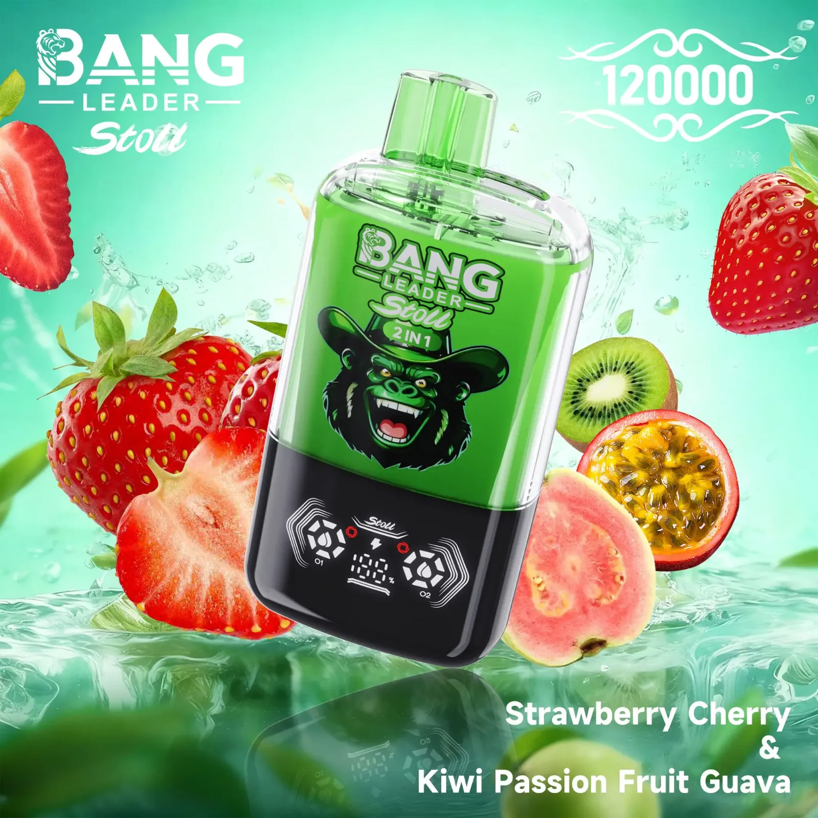 Strawberry Cherry & Kiwi Passion Fruit Guava