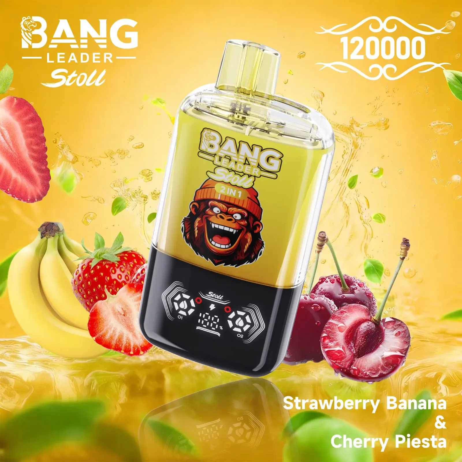 Strawberry Banana & Cherry Fiesta
