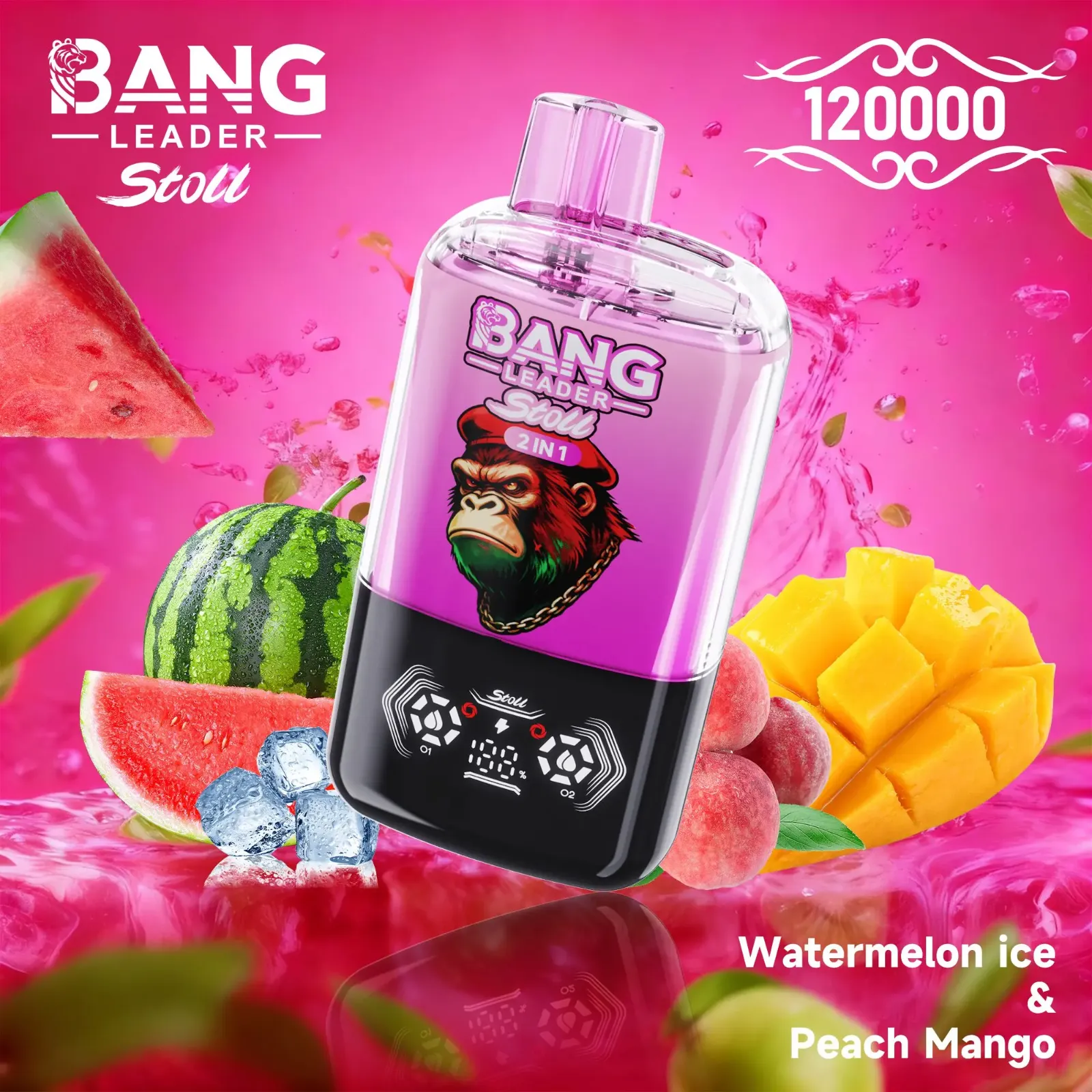 Watermelon Ice & Peach Mango